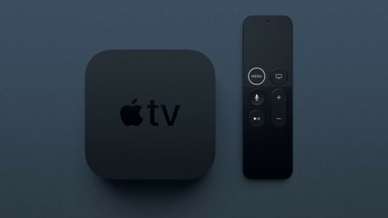 apple tv på mörk bakgrund svenskiptv